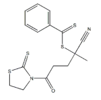 2-氰基-5-氧代-5-(2-硫代噻唑烷-3-基)戊-2-基苯并二硫酸酯|2-Cyano-5-oxo-5-(2-thioxothiazolidin-3-yl)pentan-2-yl benzodithioate|887764-14-9|Macklin|5g