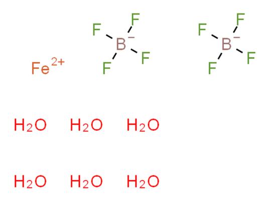 四氟硼酸铁(II) 六水合物|Iron(II) tetrafluoroborate hexahydrate|13877-16-2|Macklin|97%|100g